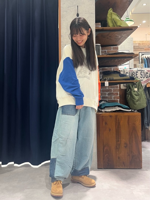 スラブデニムパンツ