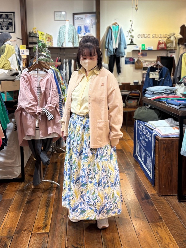 春のスカートコーデ♡