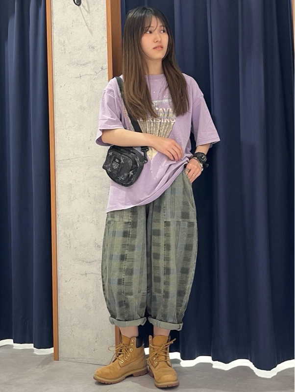 古着風アクティブコーデ