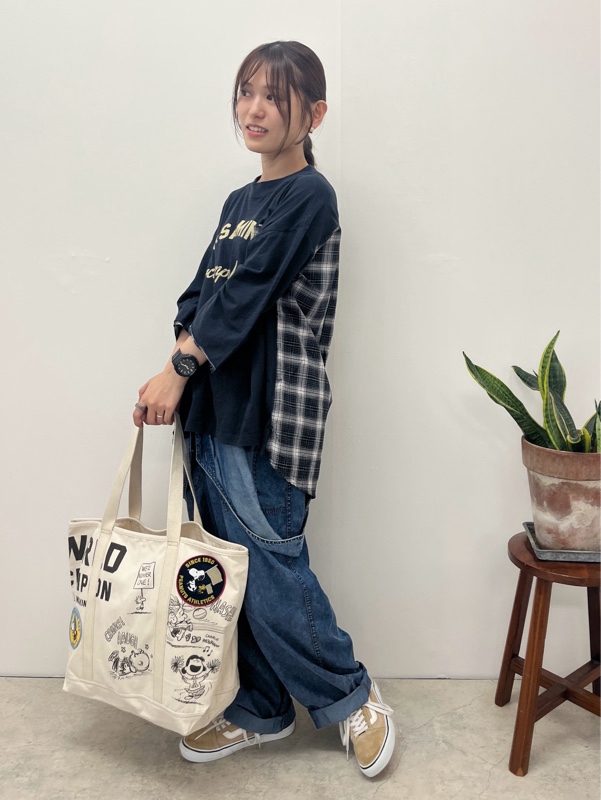 接触冷感サロペット